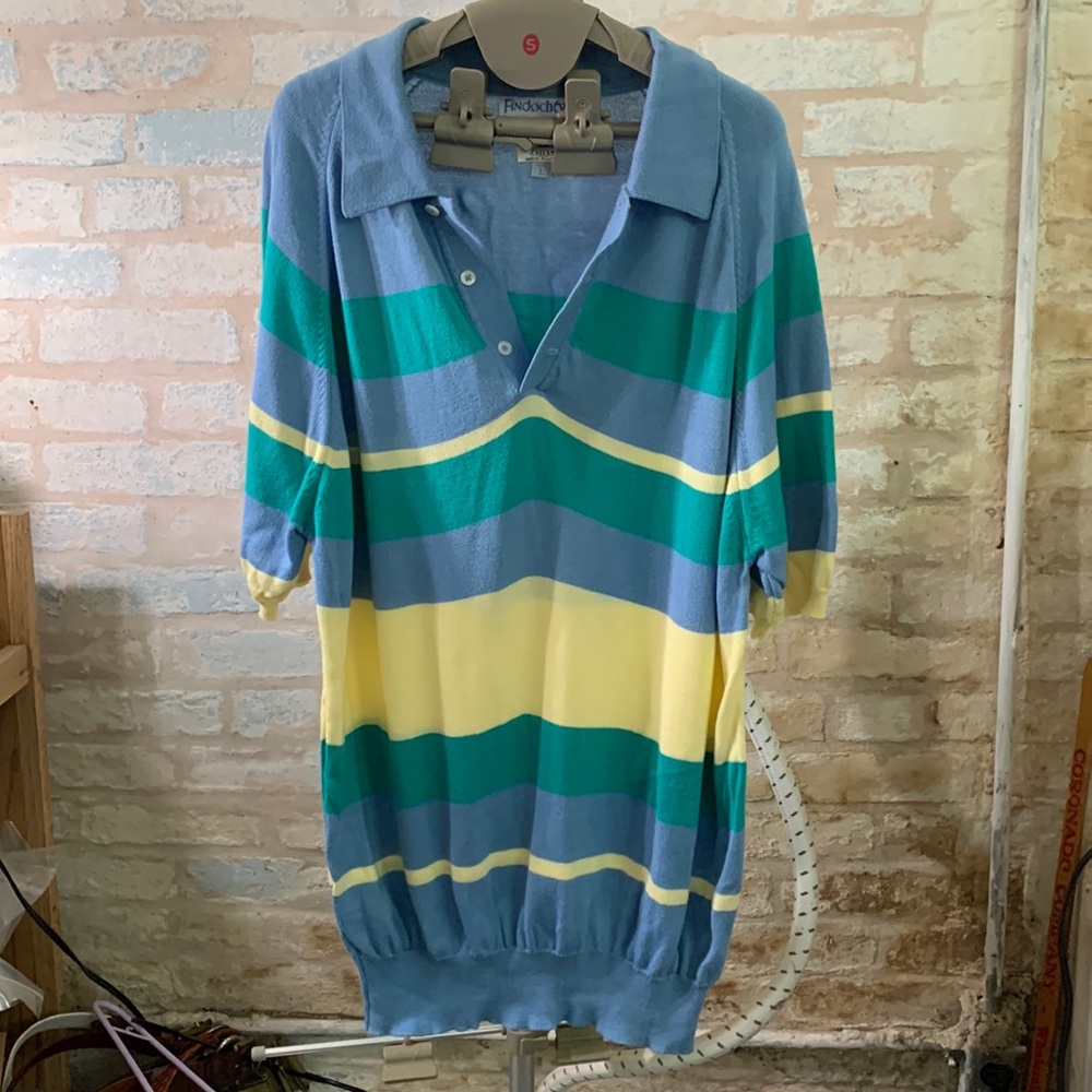 Vintage 1980s Finøchty by Bay Street Sea Island Cotton Polo